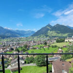 Unbeschreibliche Aussicht über Schwyz – Postkartenpanorama