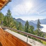 Ferienhaus mit drei Wohnungen – imposante Aussicht über die Alpen