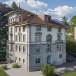 Neue idyllische 3½ Wohnung mit privatem Garten im Park